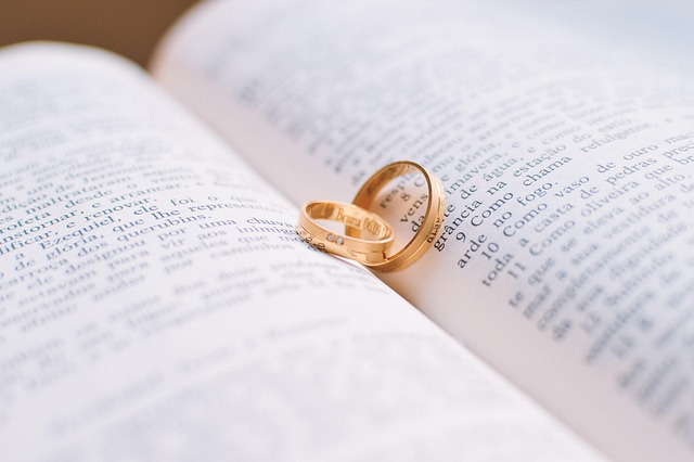 浪漫的結婚戒指